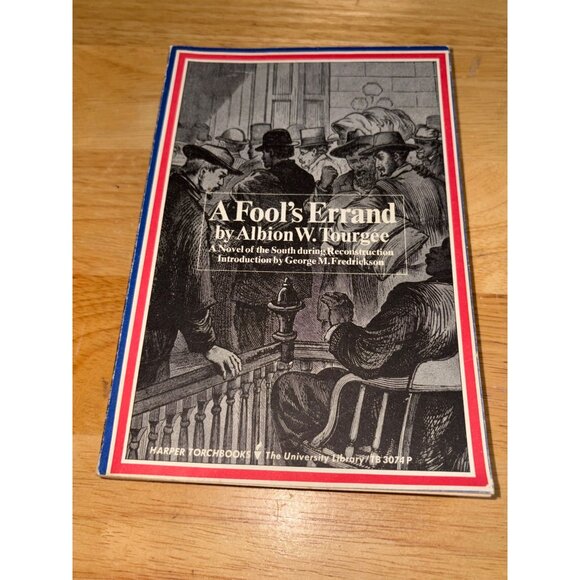 A Fools Errand By Albion W. Tourgée Paperback Harper Torchbooks Historical - Picture 1 of 15